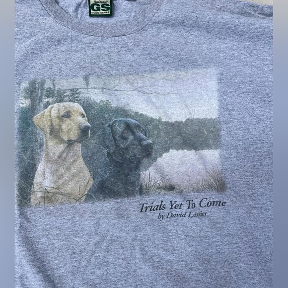 David Lanier Dog Painting Tee– Size 3X - Picture 5 of 7